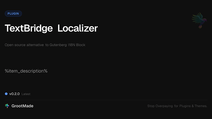 TextBridge Localizer