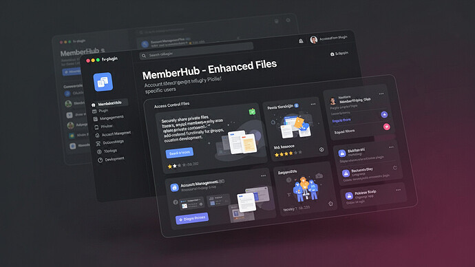 MemberHub - Enhanced Files