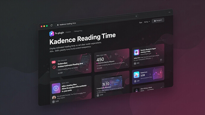 Kadence Reading Time