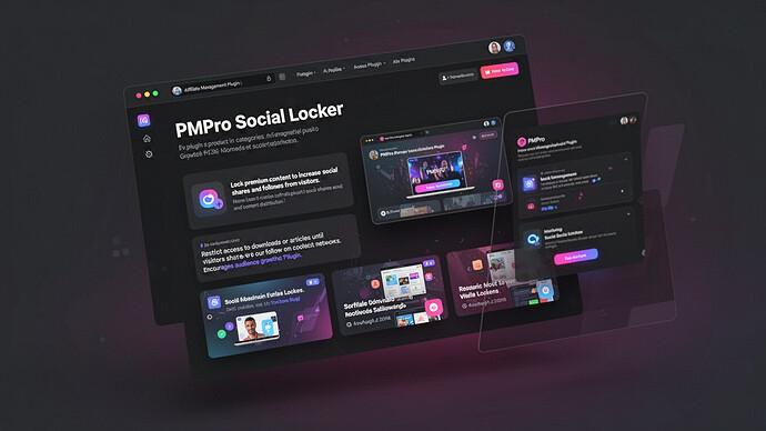 PMPro Social Locker