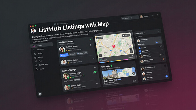 ListHub Listings with Map