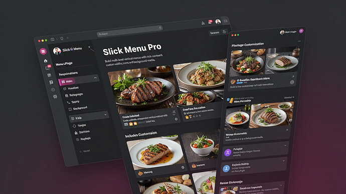 Slick Menu Pro