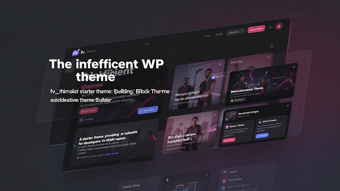 The inefficient WP theme