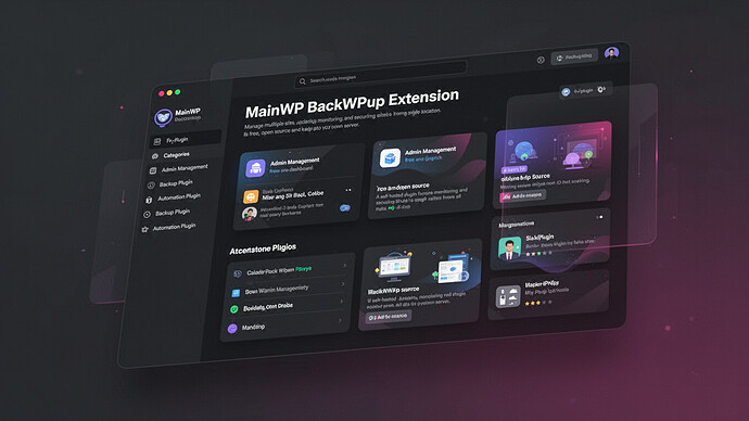 MainWP BackWPup Extension