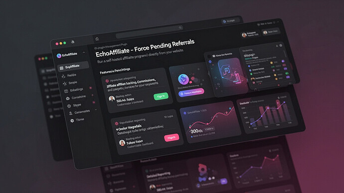 EchoAffiliate - Force Pending Referrals