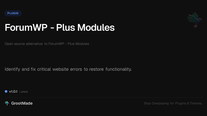 ForumWP - Plus Modules