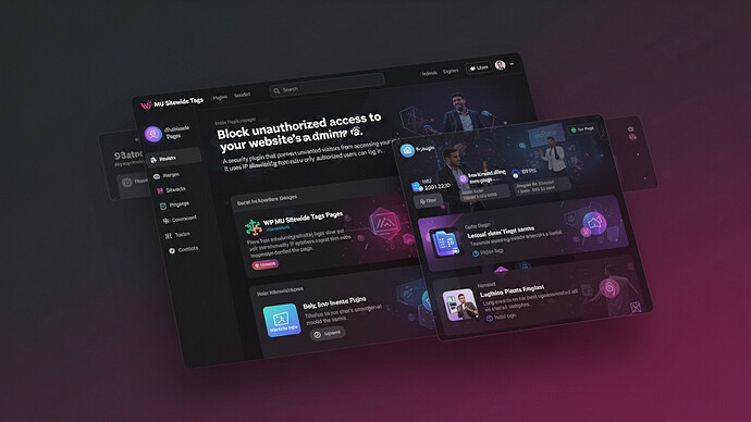 WP MU Sitewide Tags Pages