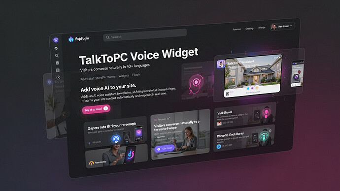 TalkToPC Voice Widget