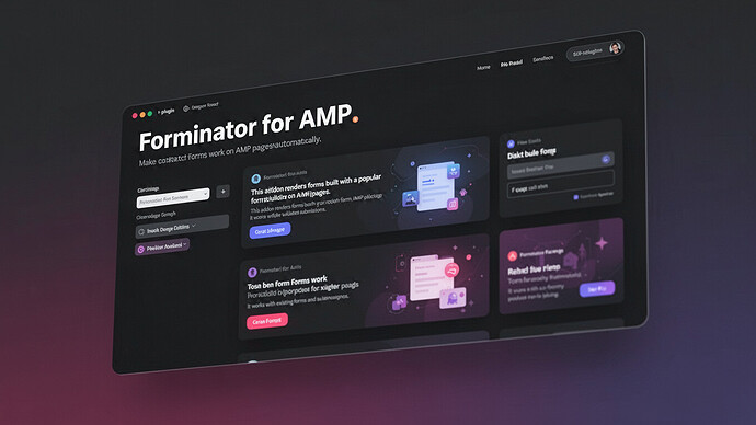 Forminator for AMP