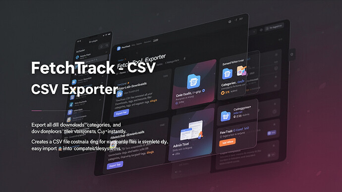 FetchTrack - CSV Exporter