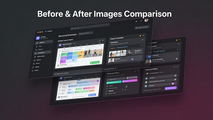 Before & After Images Comparison