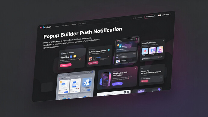 Popup Builder Push Notification