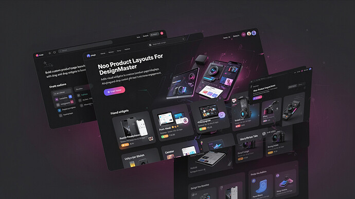 Noo Product Layouts For DesignMaster